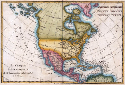 Noord Amerika 1780 Bonne
